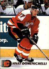 1998-99 Pacific Calgary Flames Hockey Card #116 Hnat Domenichelli