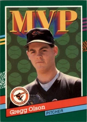 1991 Donruss Gregg Olson #393 - Image 1 of 2