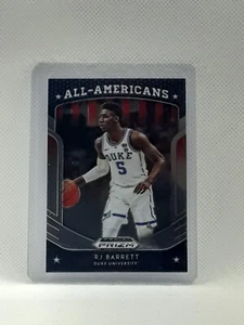 RJ Barrett 2019-20 Prizm Draft Picks Basketball - #62 All-Americans - Duke - Picture 1 of 2