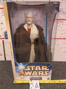 NEW Star Wars A New Hope Tatooine Encounter Obi-Wan Kenobi Figure 1:6 Scale 12" - Picture 1 of 7