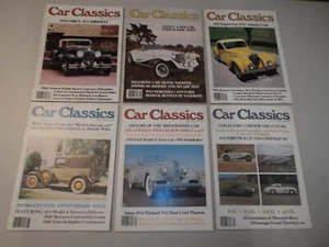 Car Classics Magazine 1978 (Lot of 6) 1937 Ford Pick-Up 1929 Chrysler 66 Model A - Picture 1 of 4