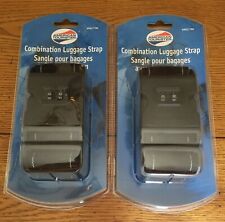 Lot of 2 American Tourister Combination Luggage Strap - BRAND NEW - AM6277BK