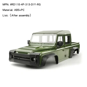 313mm 4 Doors RD110 Pickup Body Shell for 1/10 RC Crawler Traxxas TRX4 SCX10 III - Picture 1 of 22