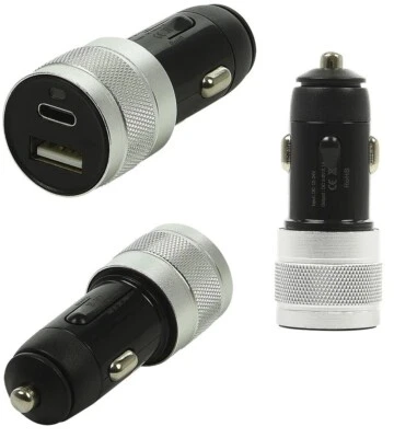 Auto Ladegerät 2x USB 12V/24V 3100mA Ladeadapter KFZ Zigarettenanzünder Stecker - Bild 1 von 4