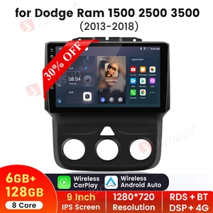 8-Core 6+128GB Android 13 Carplay Stereo Radio GPS For Dodge Ram 1500 2500 3500 - Bild 1 von 19