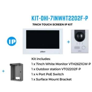 Dahua Smartphone Intercom Kit, KIT-DHI-7INWHT2202F-P - Picture 1 of 1