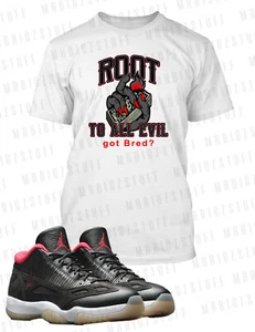 Camiseta Root of All Evil Got Bred para que coincida con J11 Bred Shoe Got Bred - Imagen 1 de 2