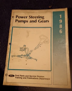 1986 Power Steering Pumps and Gears Ford Training and Publications - Picture 1 of 1