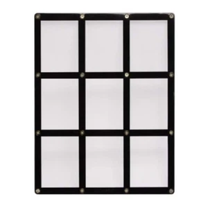 Ultra PRO 9-Card Screwdown Holder Wall Display Frame Standard Size Black - Picture 1 of 4