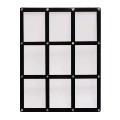 Ultra PRO 9-Card Screwdown Holder Wall Display Frame Standard Size Black - Image 1 of 4