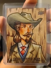 2022 Upper Deck Goudey Wild West Marlo L Martos Sketch Autograph 1/1 Bill Cody