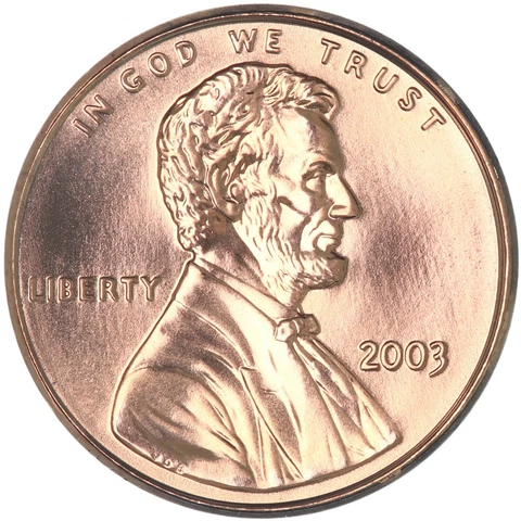 2003 (P) Lincoln Memorial Cent Gem BU Penny US Coin Cover