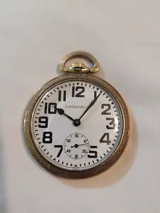 Orologio Vintage Carvelle Faccia Aperta Windup - Foto 1 di 5
