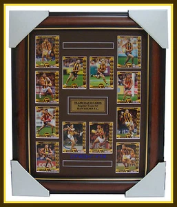 Hawthorn 2014 Limited Edition Teamcoach Cards Set Framed  Hodge, Rioli, Mitchell - Picture 1 of 1