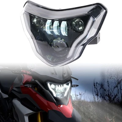E9 Approved LED HeadLight DRL with High-Low beam For BMW G310GS/G310R 2016-2022  - Image 1 of 4