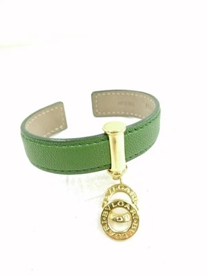 BVLGARI Model number: Green gold leather bangle - Image 1 of 4