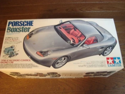 TAMIYA 1/10 RC PORSCHE BOXSTER #58197 Racing Car Model Kit Used - Image 1 of 4