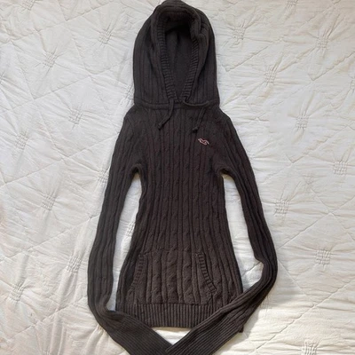 Vintage Hollister Cable Knit Hoodie - Image 1 of 4