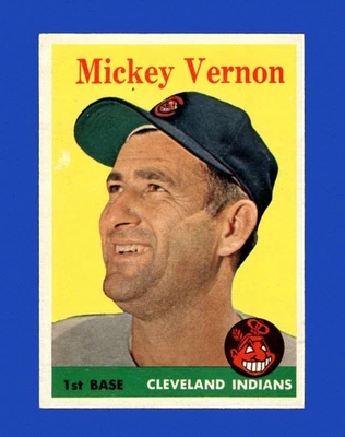 1958 Topps Set-Break #233 Mickey Vernon Sin precio base como nuevo *GMCARDS* Foto 1 de 2