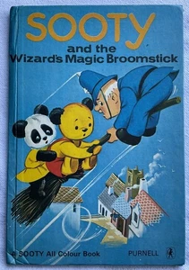 Vintage Sooty and the Wizard's Magic Broomstick HB Book 1970 - Picture 1 of 24