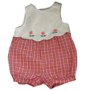 Gymboree Vintage Rainbow Tag Size X-Small 18-24 Month Apple Blossom Bubble - Picture 1 of 6