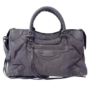 BALENCIAGA The City Black Nylon Two Way Bag - Bild 1 von 15