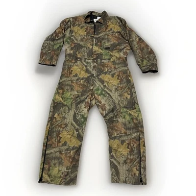 Liberty Coveralls Mens XXL Insulated Camo Realtree Hunting Outdoor Workwear VTG - Image 1 of 4