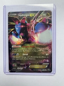 Pokémon TCG Hydreigon-EX Roaring Skies Holo Card 62/108 EX Rare LP - Picture 1 of 2