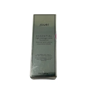 Base crema de alta cobertura Jouer Essential castaño .68 oz nueva en caja - Imagen 1 de 14