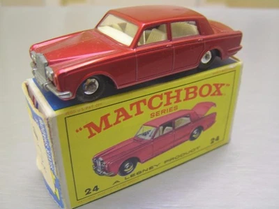Matchbox Regular Wheels #24 Rolls Royce Silver Shadow made in England NMIB - Image 1 of 4