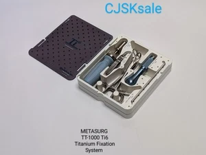 METASURG TT-1000 Ti6 Titanium Fixation System Base Instrument Set (USED). - Picture 1 of 18