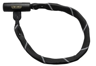 7mm Square 4-Sided Chain Bike Lock, 2.96ft Length, 4 Keys, Sold Secure Bronze... - Image 1 of 4