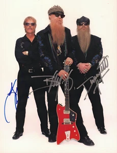 ZZ TOP - SIGNATURE - REFRIGERATOR PHOTO MAGNET 3"-5" - Picture 1 of 1
