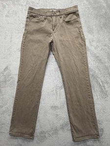 Lucky Brand Jeans Mens Measured 32x30 Brown Khaki 223 Straight Straight Leg - Picture 1 of 8