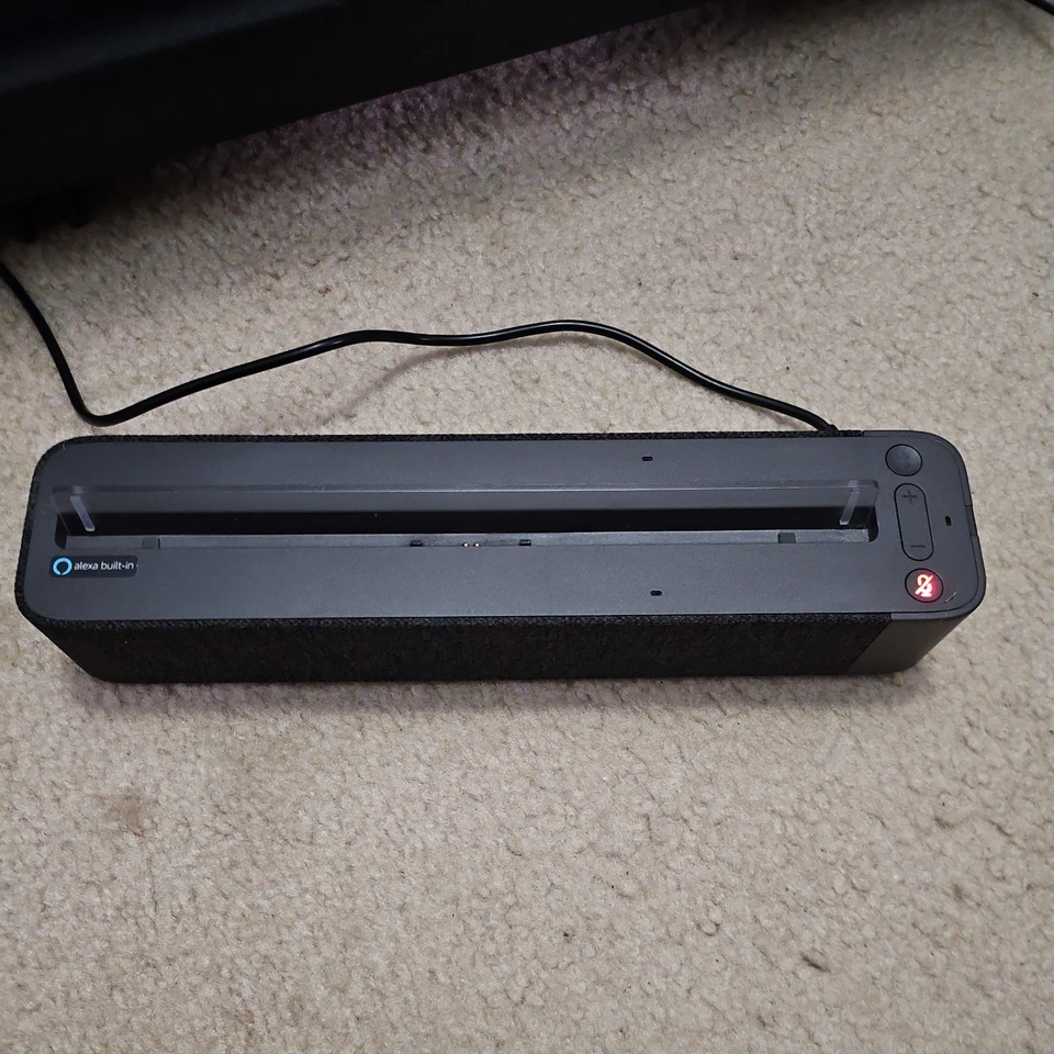 Base inteligente Alexa integrada Lenovo HA-200 27845B (P/N) SG38C43976.  ¡Con cable de CA! Foto 1 de 4