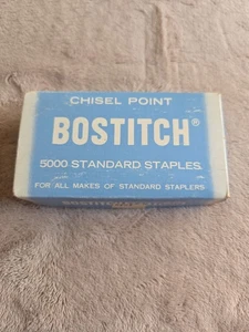Bostitch Textron Chisel Point 5000 Standard Staples 1/4” #SBS19 New Old Stock  - Picture 1 of 3