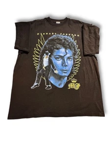 Michael Jackson Graphic Tee Schwarz 4XL Ocean Bay Artwear Vintage Style - Bild 1 von 10