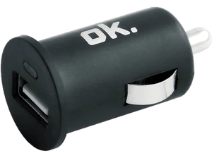 Cargador USB para coche - OK. OZB-511, USB, 1000 mA, 5V, Negro - Imagen 1 de 1