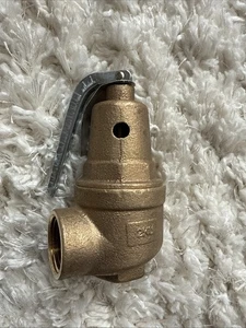 Apollo Bronze Safety Relief Valve with Oversized Outlet, 30 psig, 3/4" x 1"  - Picture 1 of 9
