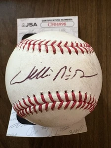 Willie McGee autographed MLB baseball authentication by JSA - Picture 1 of 2
