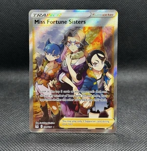 Pokemon TCG Miss Fortune Sisters 194/196 SWSH - Lost Origin - Full Art - NM/M - Picture 1 of 2