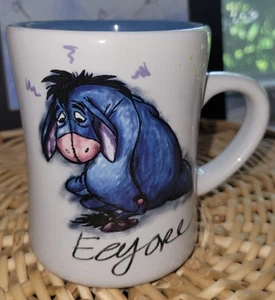 Eeyore Coffee Mug Cup Blue And White 16 Oz Disney Store Pooh And Friends Heavy - Picture 1 of 6