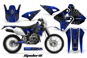 SUZUKI DRZ400 DRZ400S Z400 E GRAPHICS KIT CREATORX SPIDERX BLUE W - Picture 1 of 1