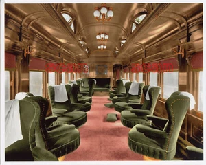 4BB604 RP INTERIOR UNKNOWN PARLOR CAR COACH - Picture 1 of 1