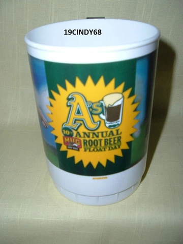 10TH ANNUAL OAKLAND A'S "DALLAS BRADEN" ROOT BEER FLOAT DAY MUG, HOLDS 16 OZ Cover