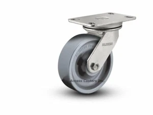 72XP06201S 6" x 2" Albion Swivel Caster, Polyurethane Wheel, 1400 lb. Capacity - Picture 1 of 2