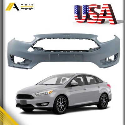 For Ford Focus 2015 2016 2017 2018 Primered Front Bumper Cover Assembly - Image 1 of 4