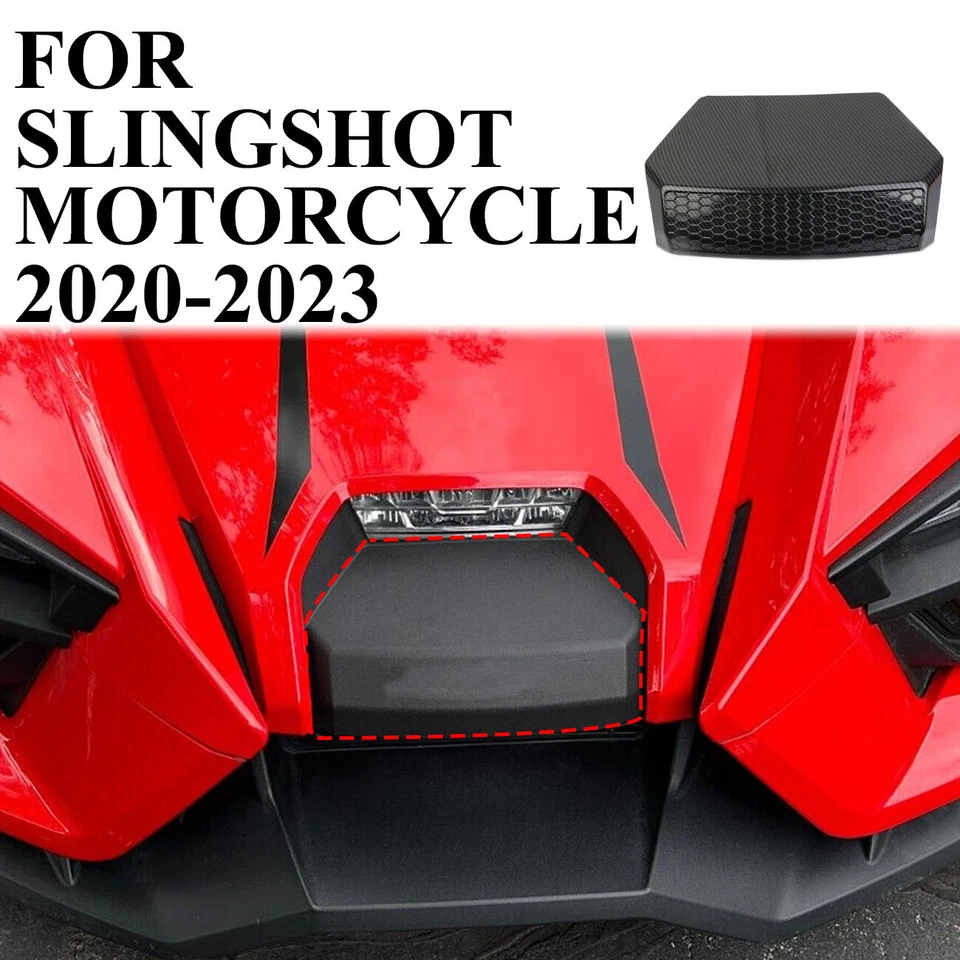 Carbon Fiber style Front Bumper Honeycomb Cover Trim for Polaris Slingshot - Image 1 of 4