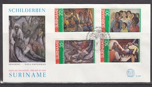 Surinam - Suriname Issue FDC 1976 (7) Paintings - Picture 1 of 1