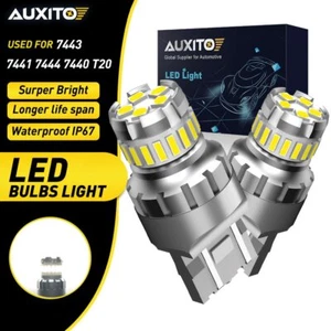 AUXITO 7443 7440 7441 LED Back Up Reverse Light Bulbs Cool White Super Bright EO - Picture 1 of 8